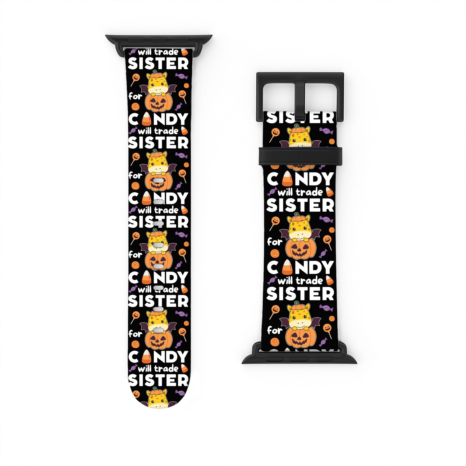 Giraffe Halloween Trade Sister For Candy Watch Bands For Apple Watch