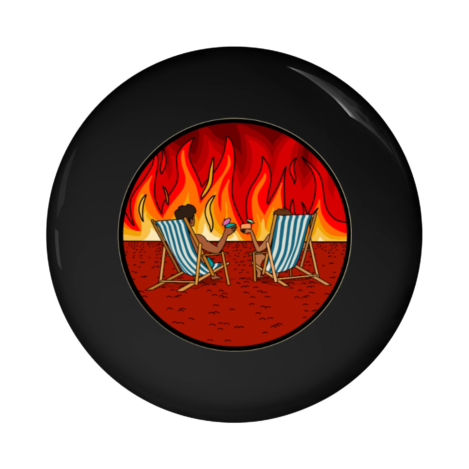 Good Times in Hell Pin Buttons