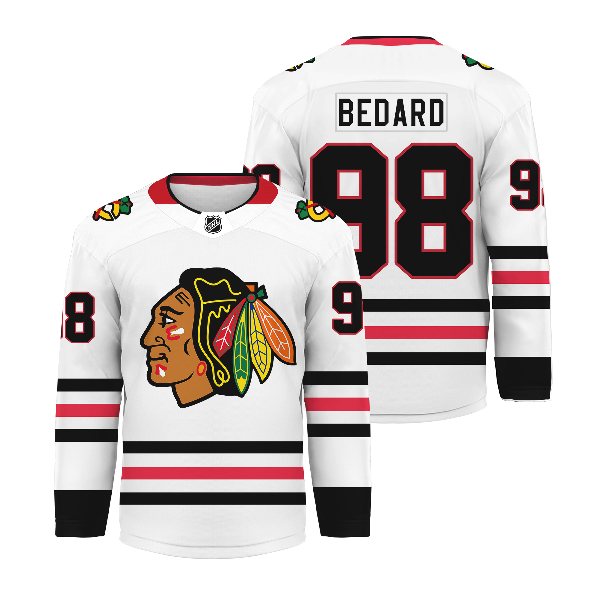 Bedard Chicago Blackhawk Hockey Jersey