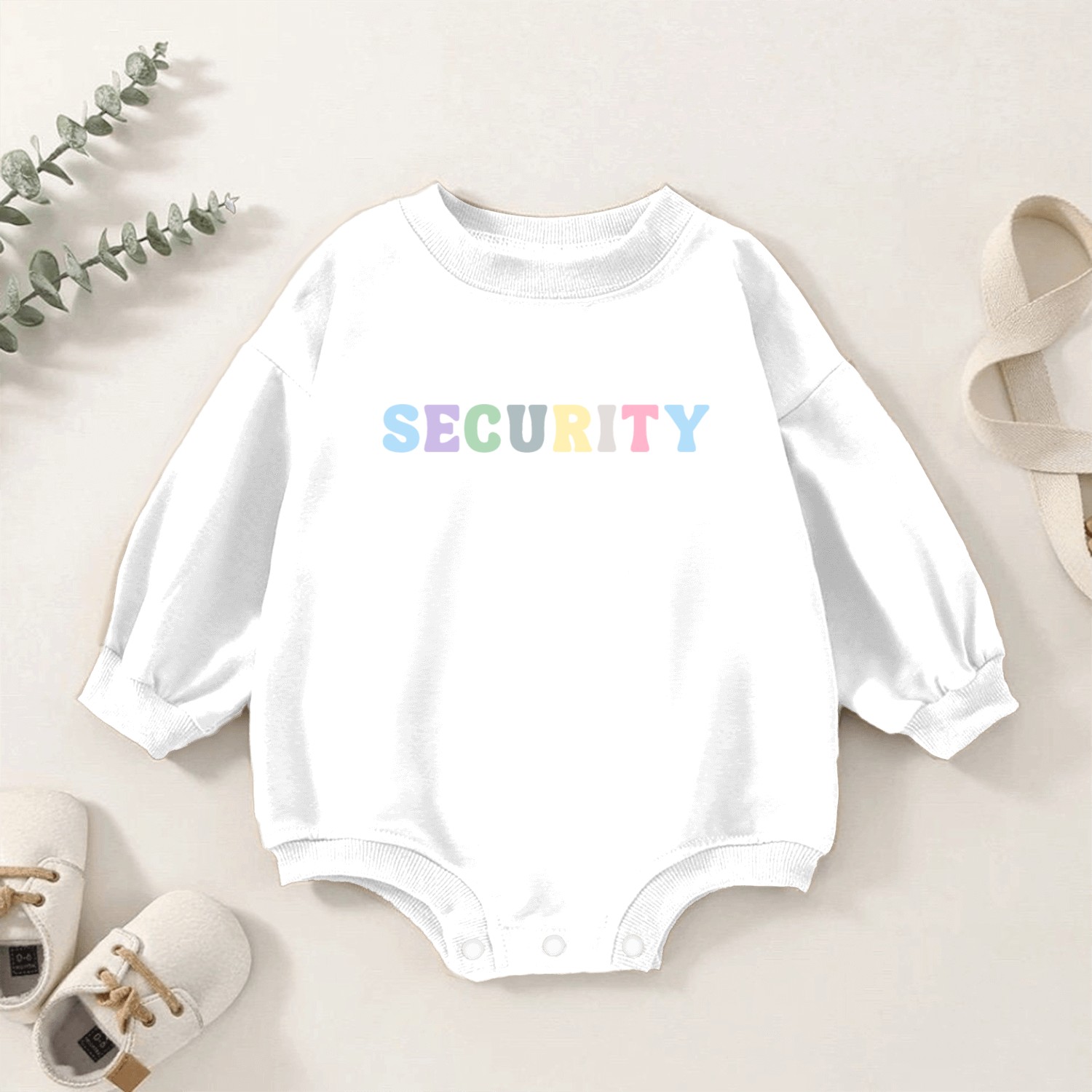 Security Baby Romper Sweatshirts