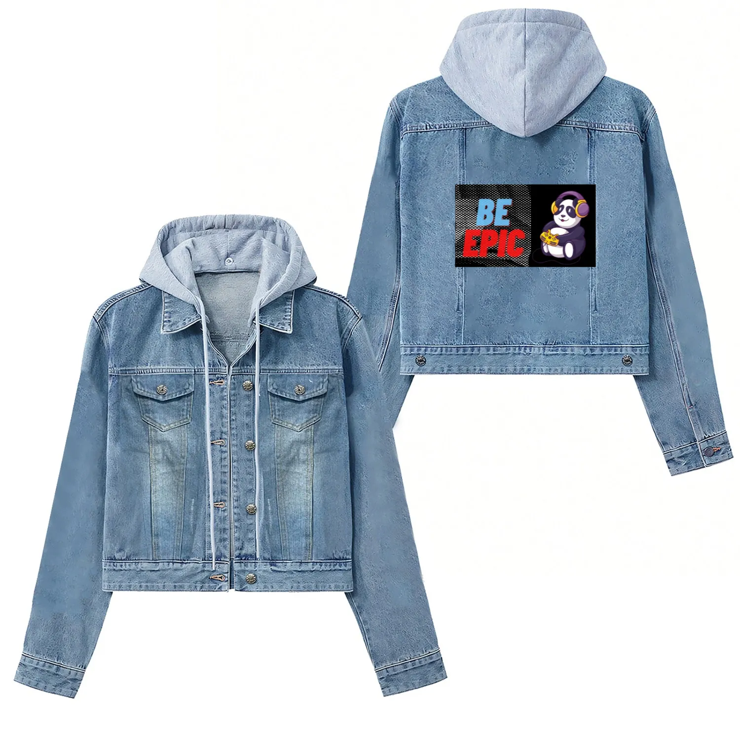 BE A LEGEND, STUNNING, COOL DESIGNS Women's Denim Jackets