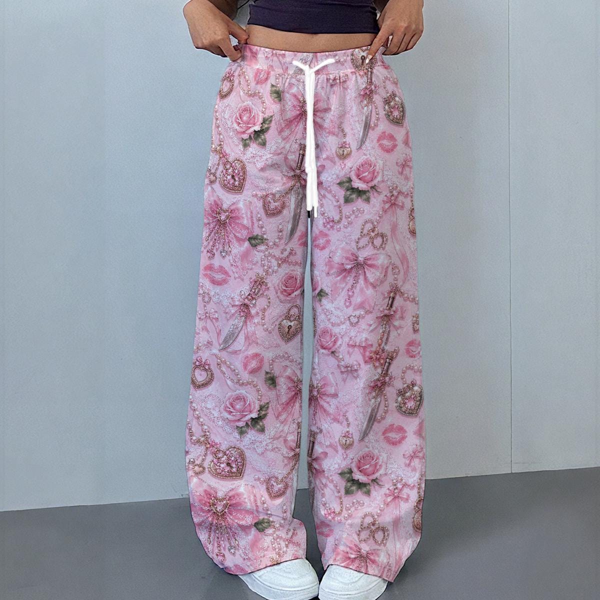 Coquette Crime Scene | Pretty Deadly Collection | Women's Casual Pants