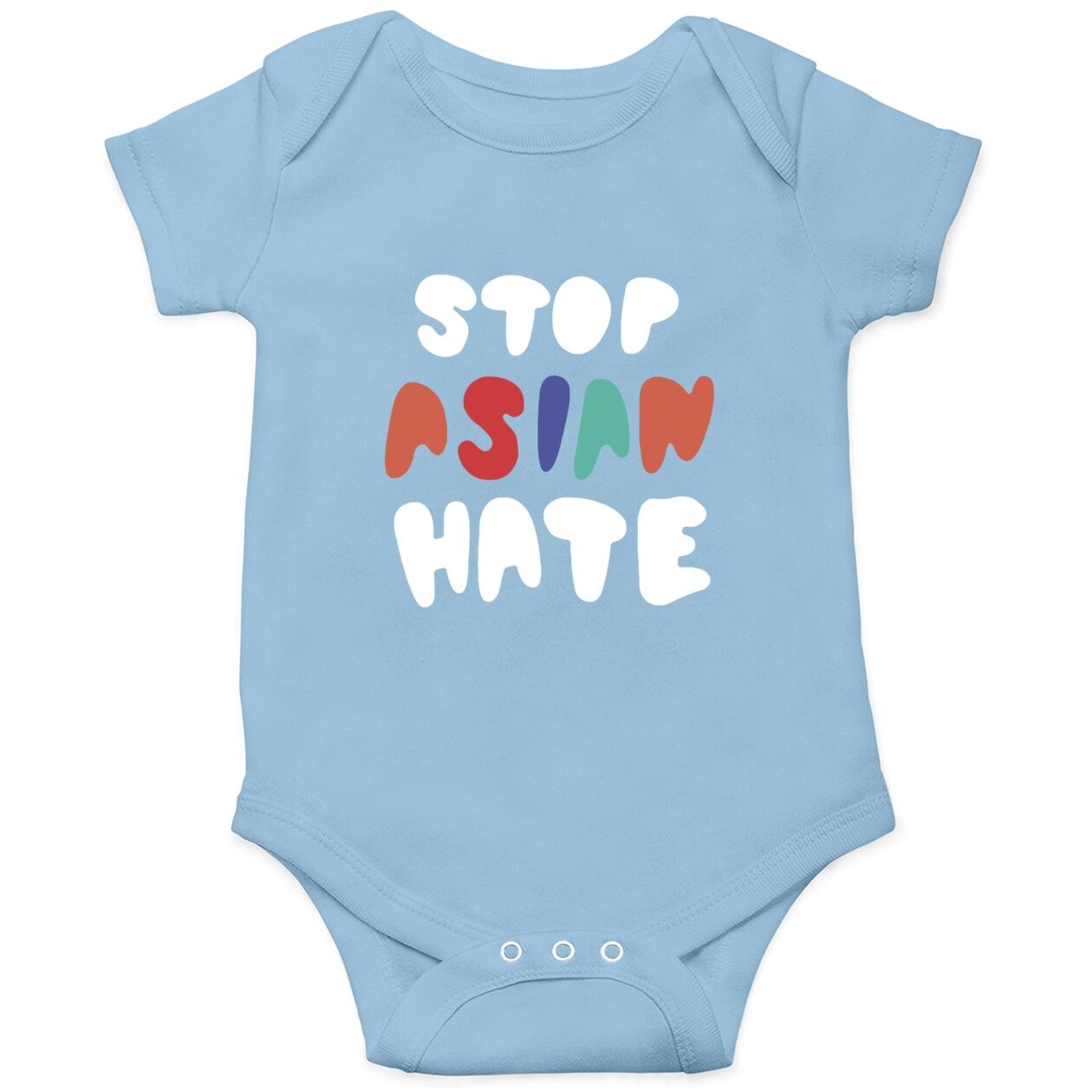 Stop Hate Asian Baby Bodysuit