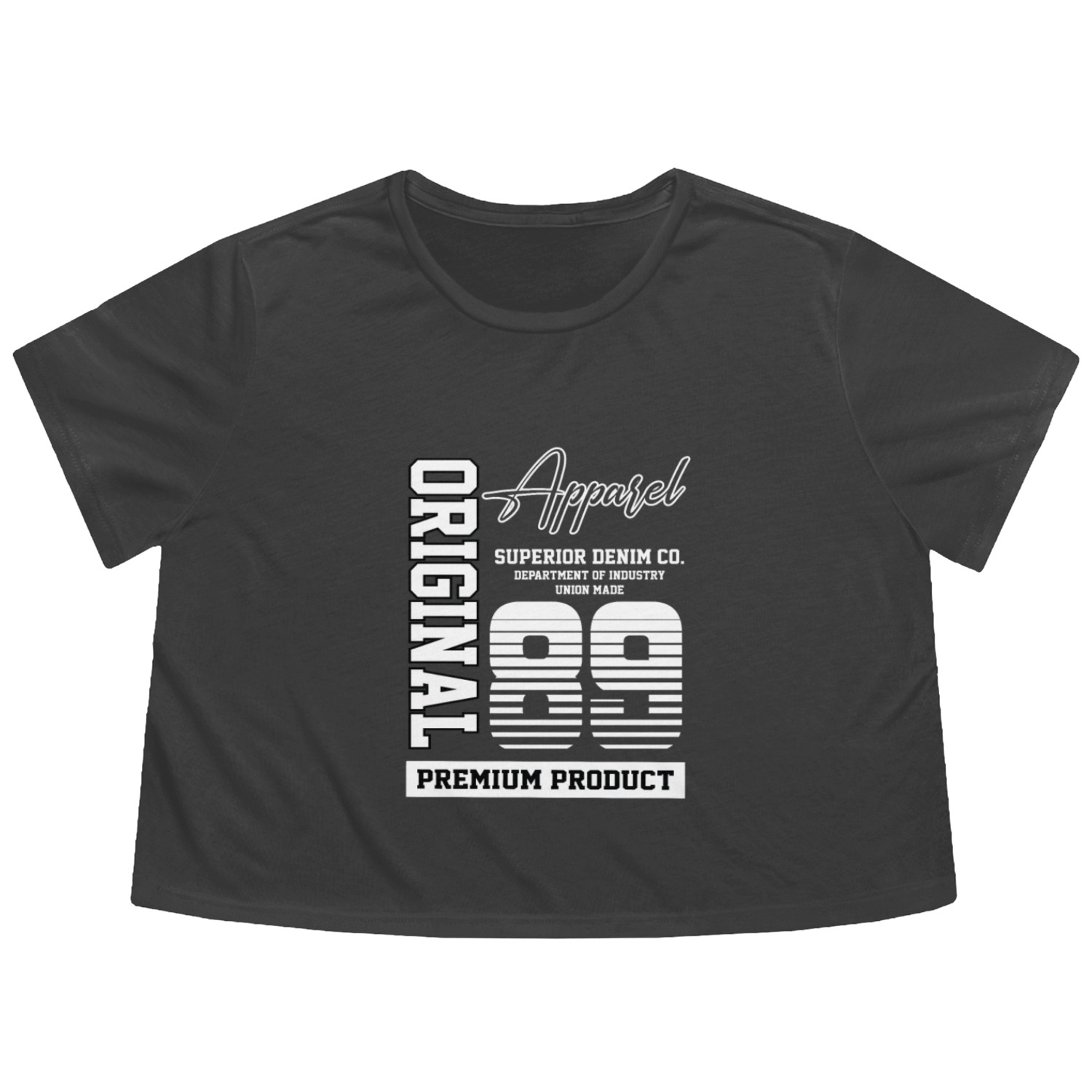1989 Vintage Birthday Vintage Gift Retro Flowy Cropped Tees