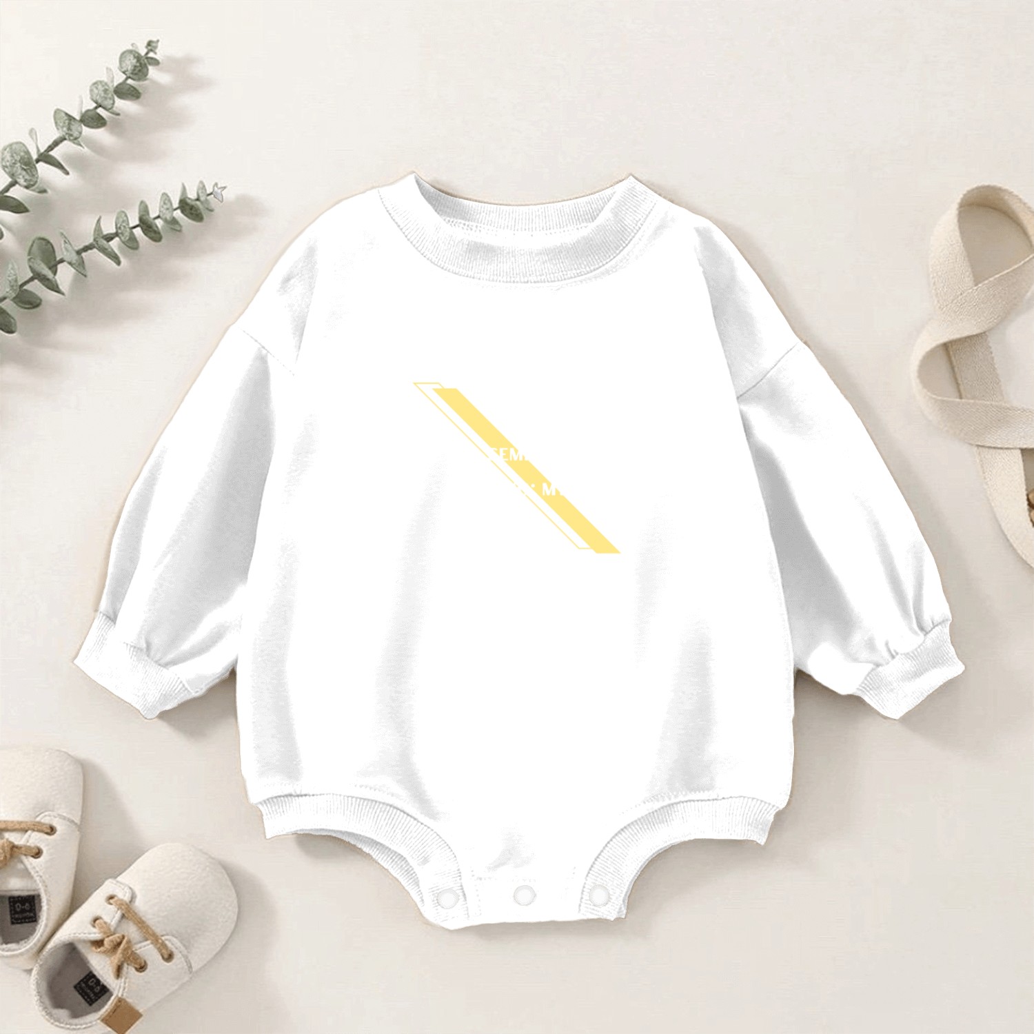 Brackets, Semi-colons & Debugging: My Life Baby Romper Sweatshirts