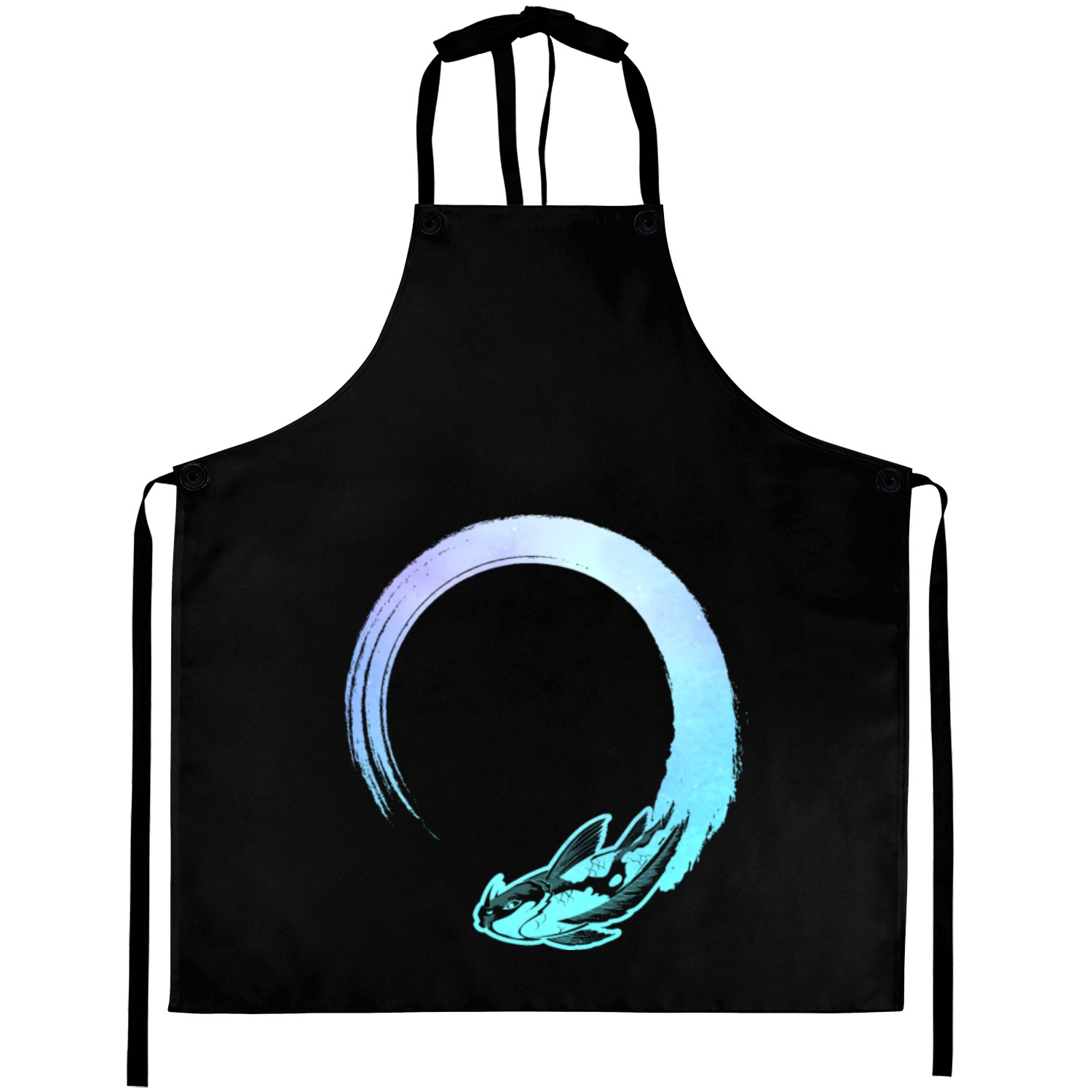 Kawaii Pastel Goth Koi Aprons