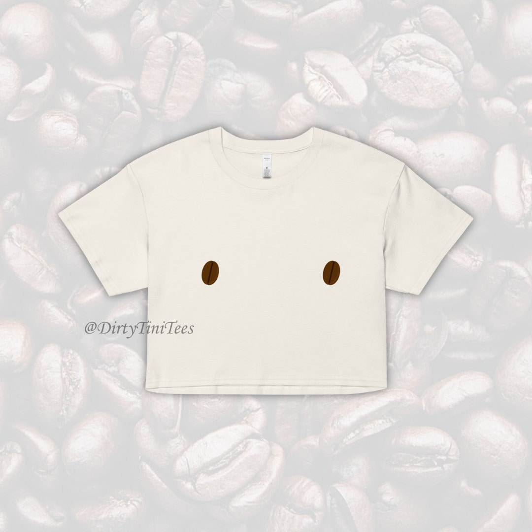 Coffee Bean Espresso Martini Mar(tini) Nips Womens crop top Bachelorette Party Best Friend Birthday Gift Group Halloween Costume