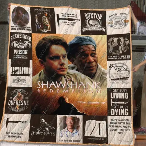The Shawshank Redemption Quilt, Stephen King Quilt Blanket