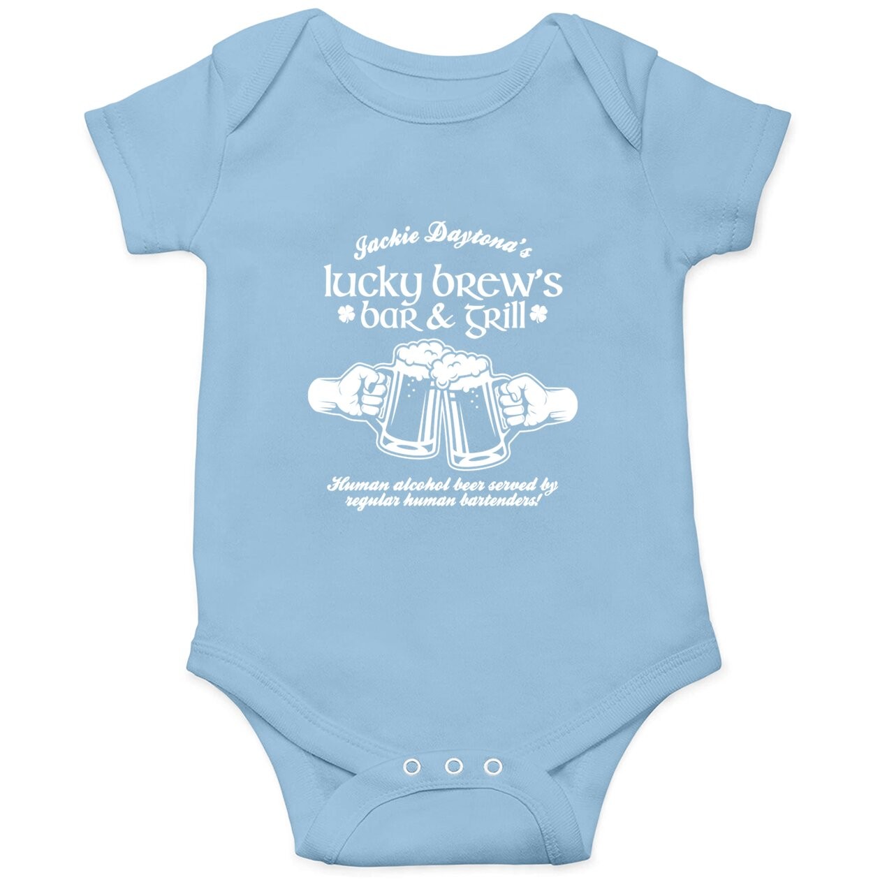 Lucky Brew's Bar Grill Jackie Daytona Baby Bodysuit