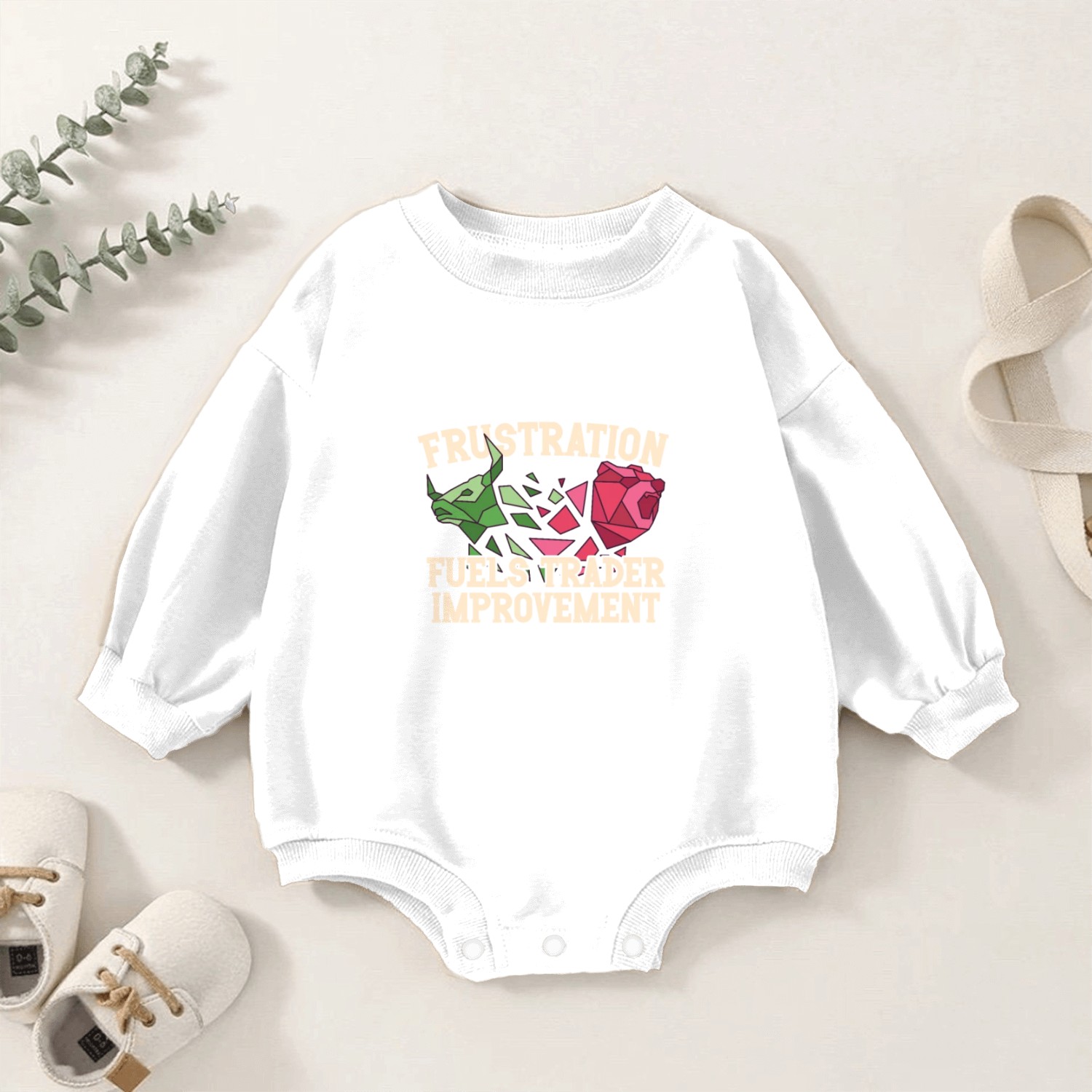 Stock Market trader Forex Trader Investor Trading Baby Romper Sweatshirts