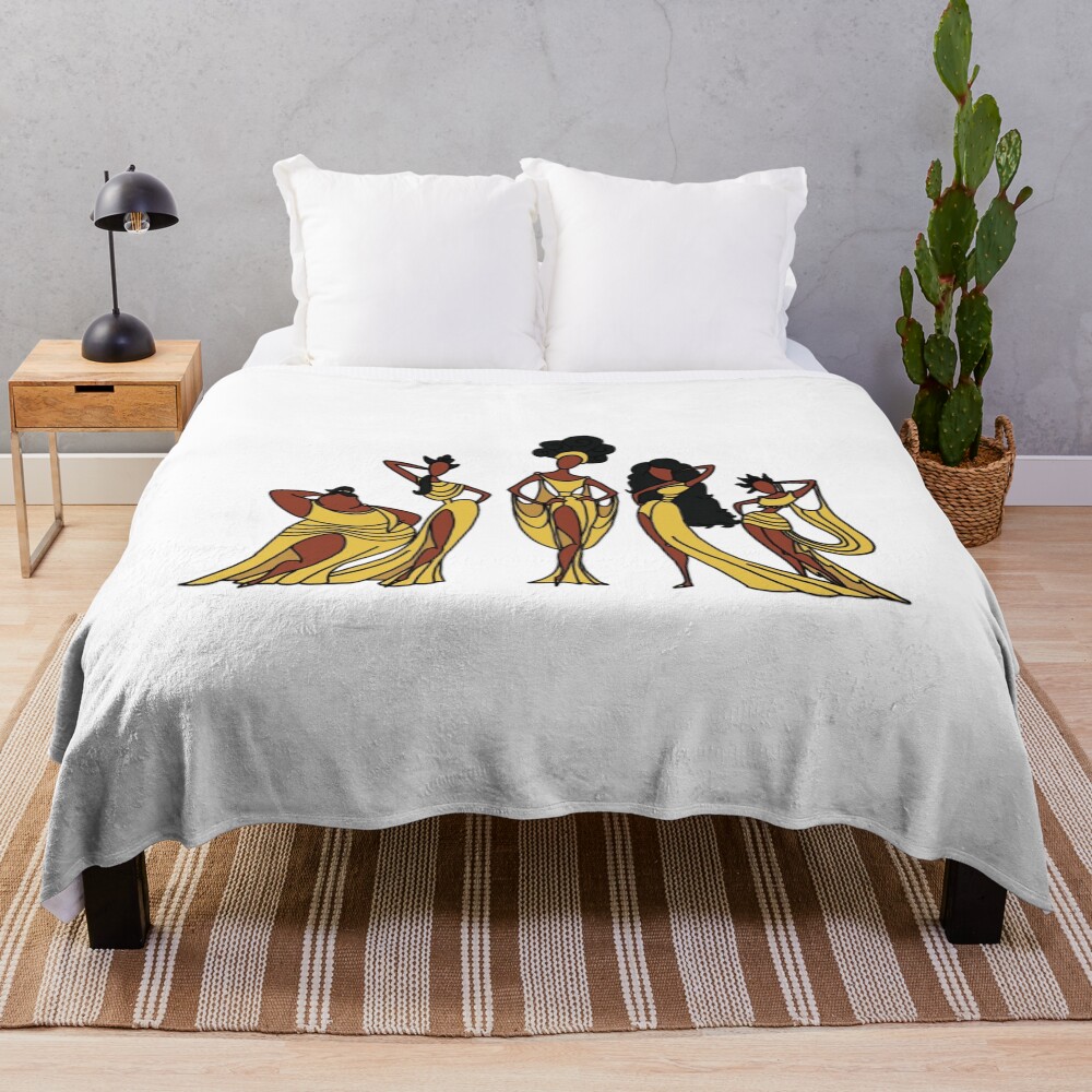 The Muses - Hercules Throw Blanket