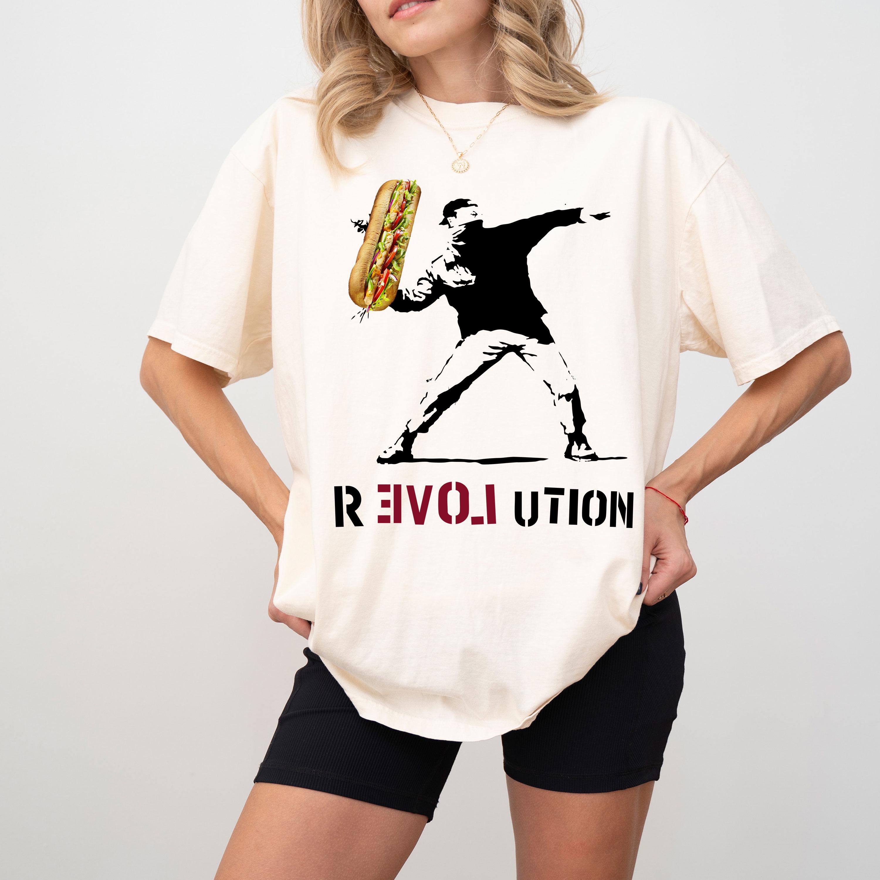 Throwing Sandwich Revolution T Shirt