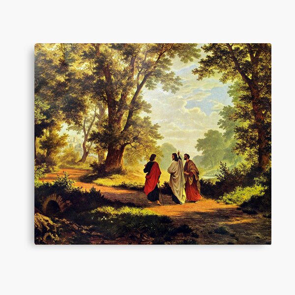 Road To Emmaus Canvas