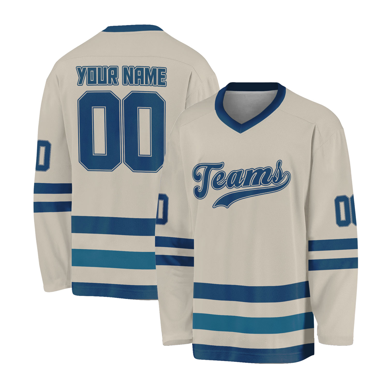 Custom Hockey Jersey, Personalized Team Name Number Sports Shirt For Adult Youth