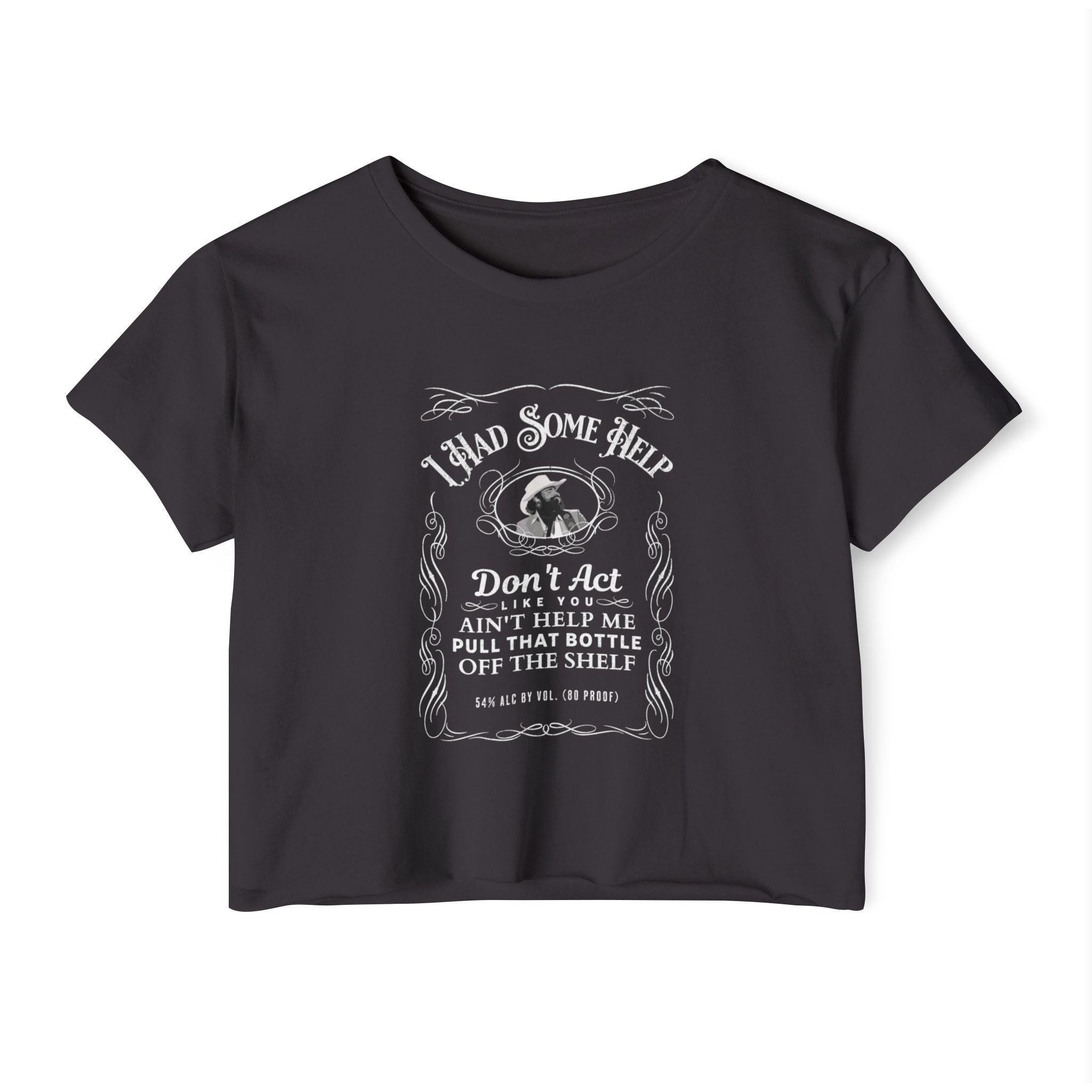 I Had Some Help Crop Top | Country Crop Top | Western-Inspired Crop Top | Music Lover Crop Top | Summer Concert Crop Top