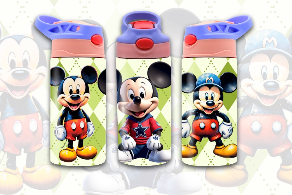 Mouse Cartoon 12 Oz Flip Top Tumbler wrap