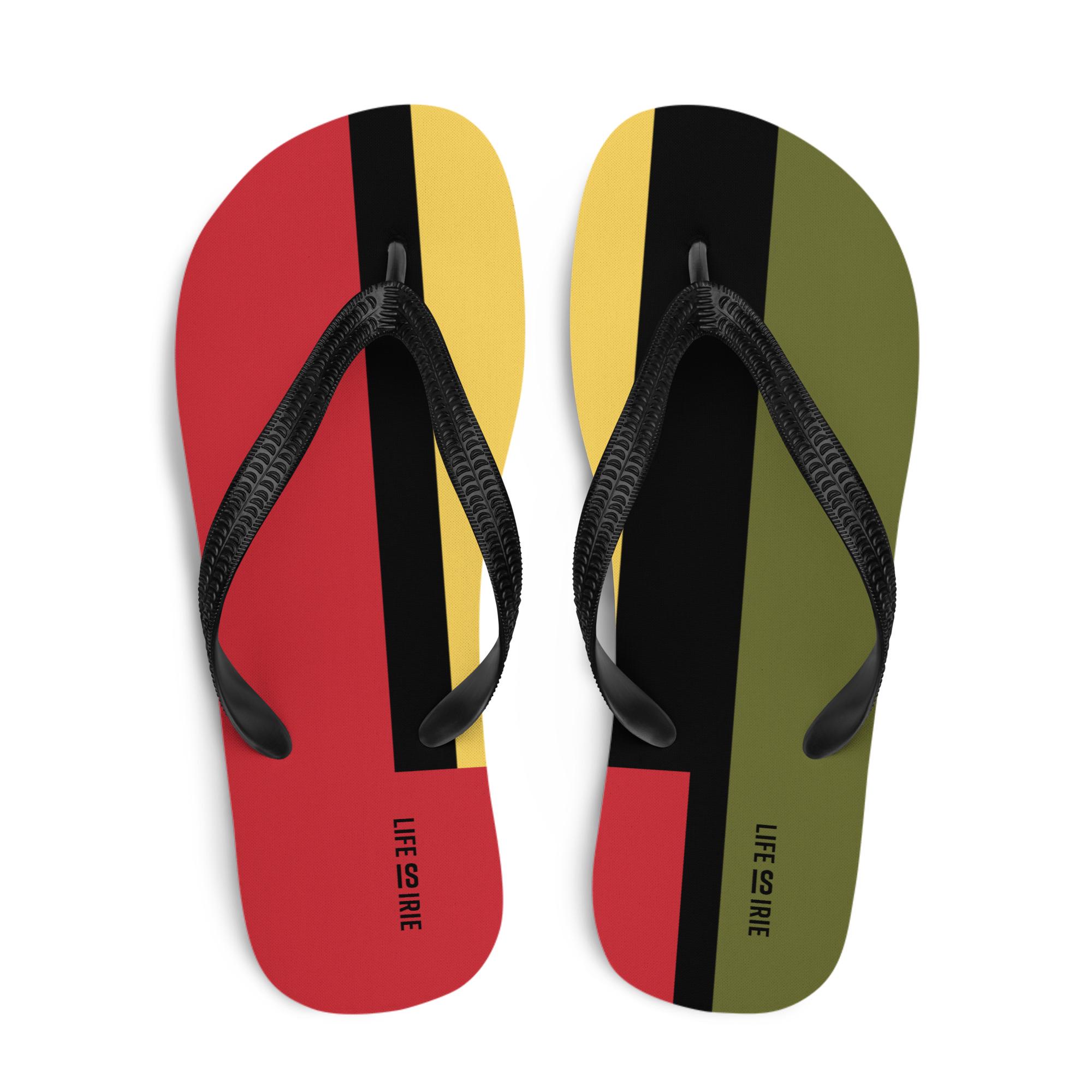 Life Is Irie icon flip flop