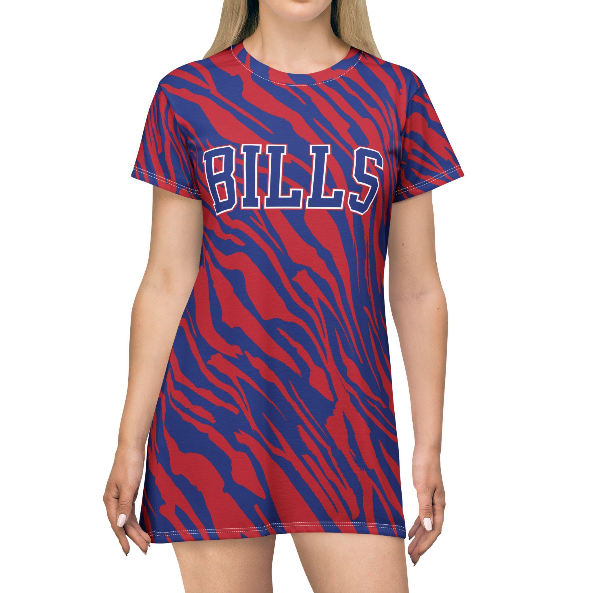 Buffalo T Shirt Dress, Womens Game Day Dress, Sports Fan Clothing
