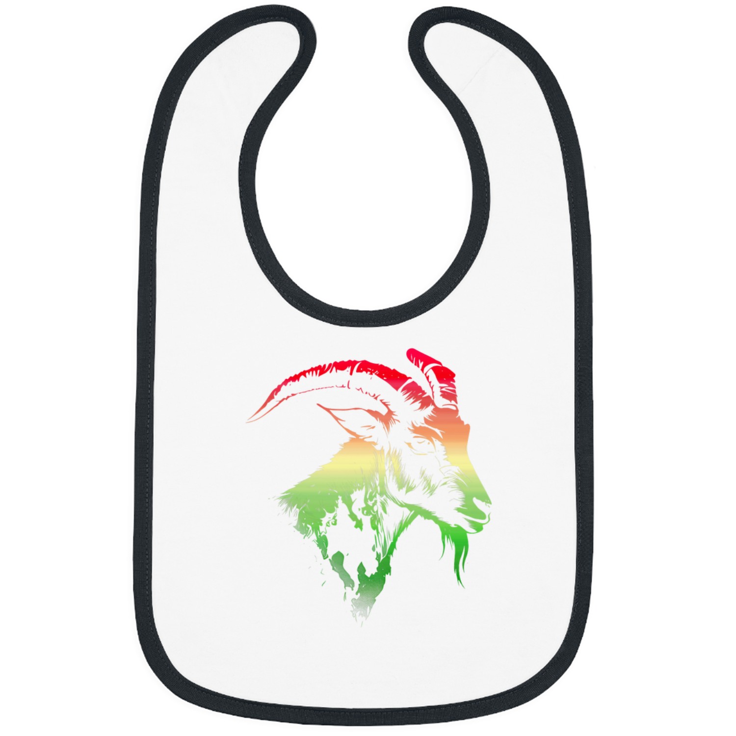 Goats Lover head 212 Bibs