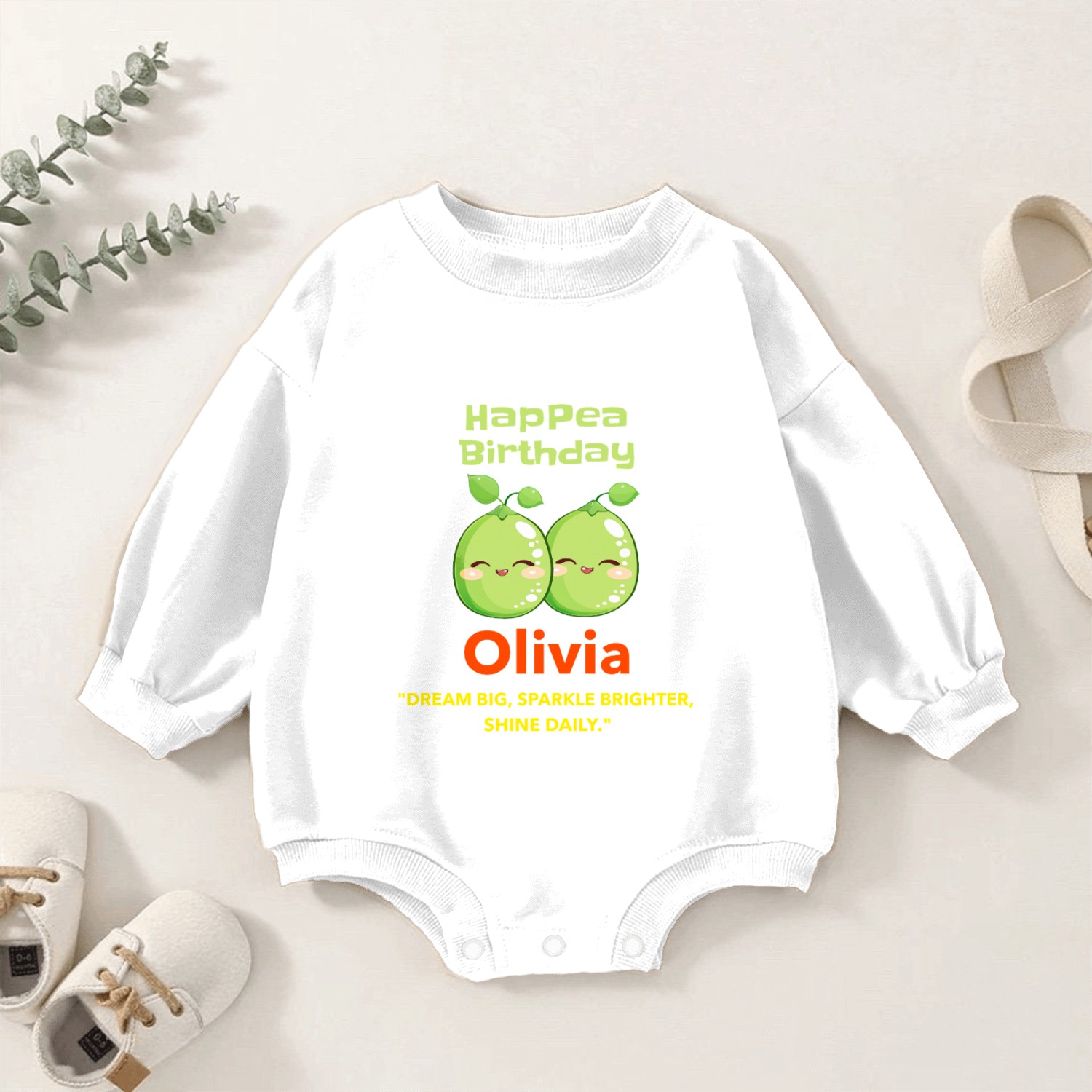 Victoria Birthday Baby Romper Sweatshirts - Motivational Baby Romper Sweatshirts