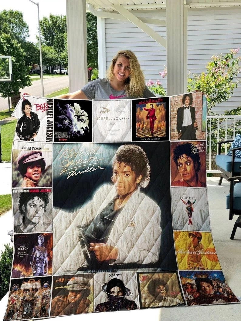Michael Jackson Fleece Blanket for Home & Living Gift for Anniversary, Mother’s Day, Father’s Day