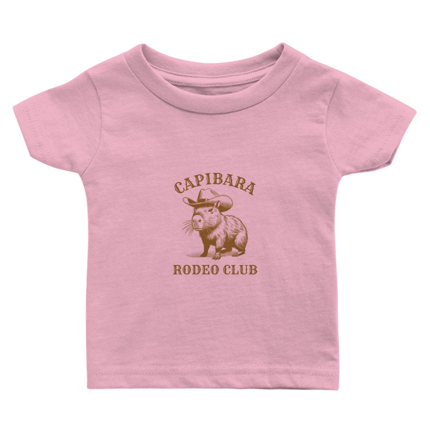 Capybara Rodeo Club Design Baby T Shirts