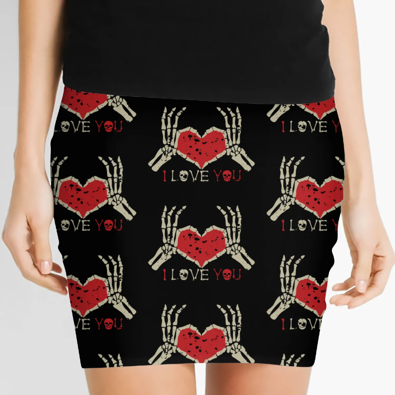happy haloween Women's Mini Skirts