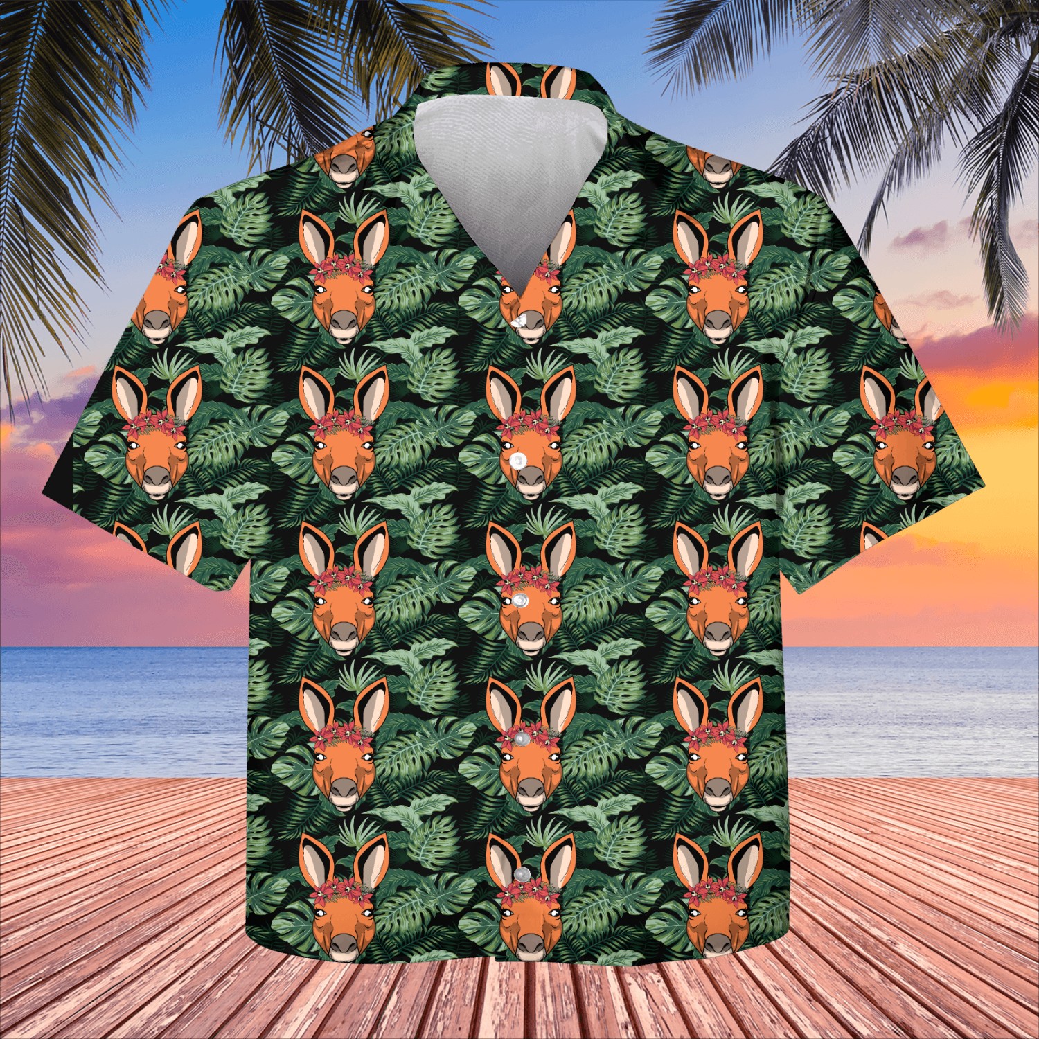 She is Kangoroo Kids Hawaiians