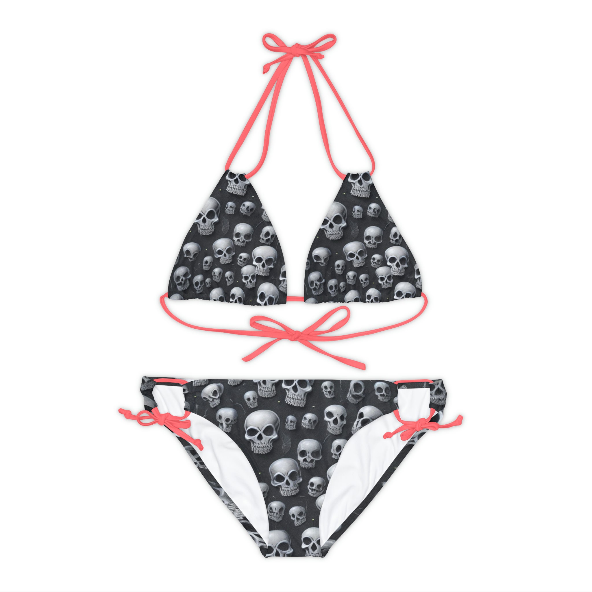 Strappy Bikini Set skull