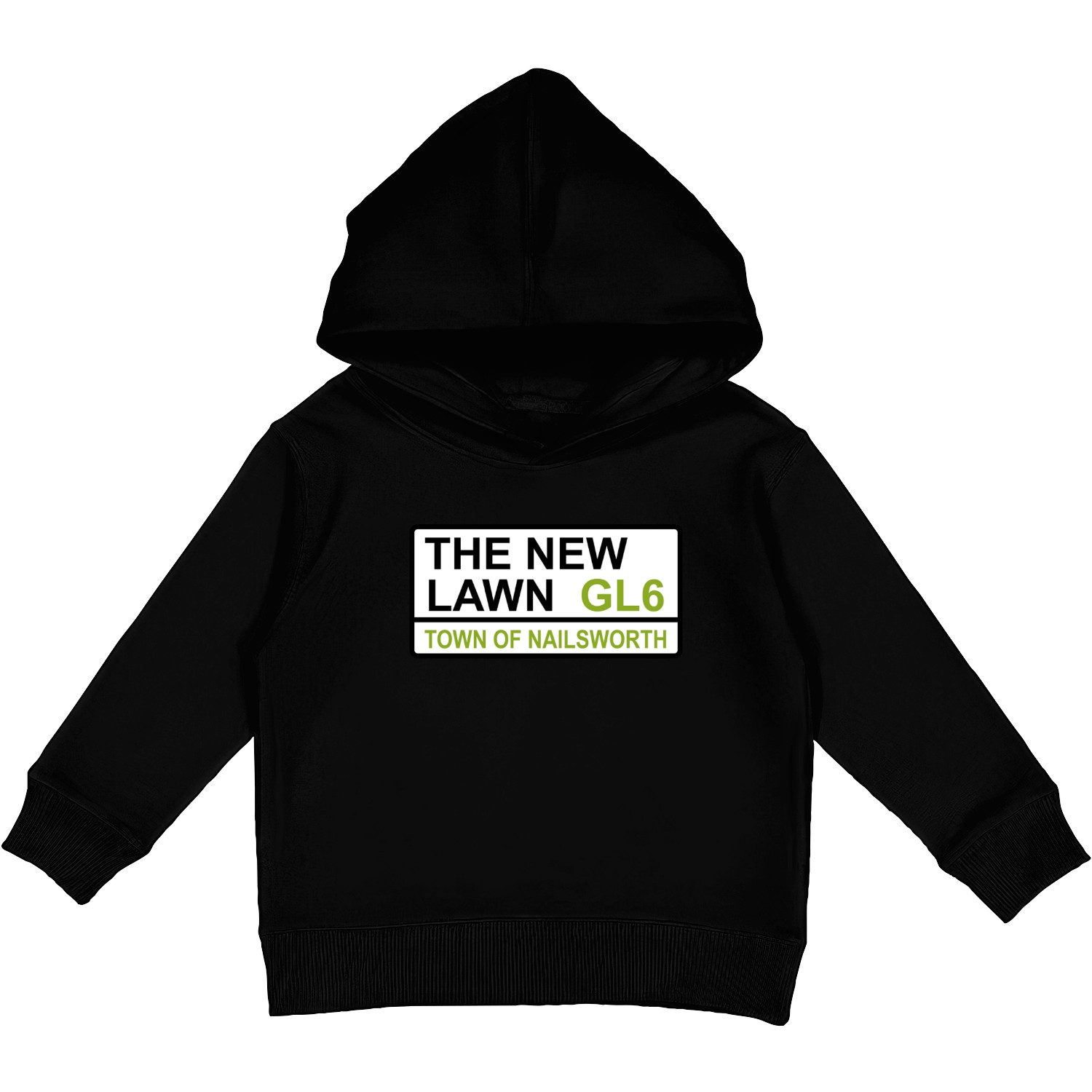Forest Green Nailsworth The New Lawn Iconic Street Kids Pullover Hoodies