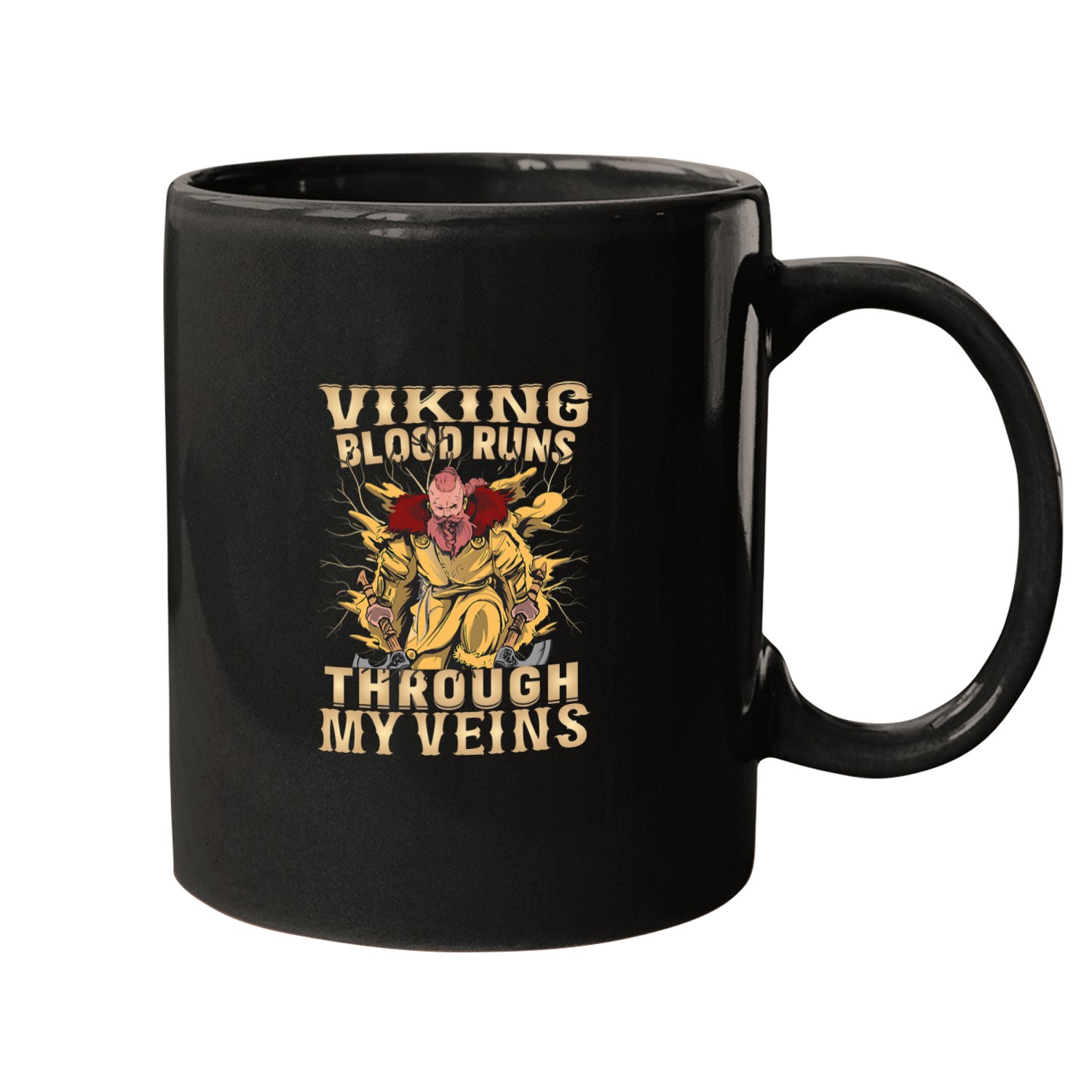 Viking Blood Runs Through My Veins Norse Mythology Viking Mugs