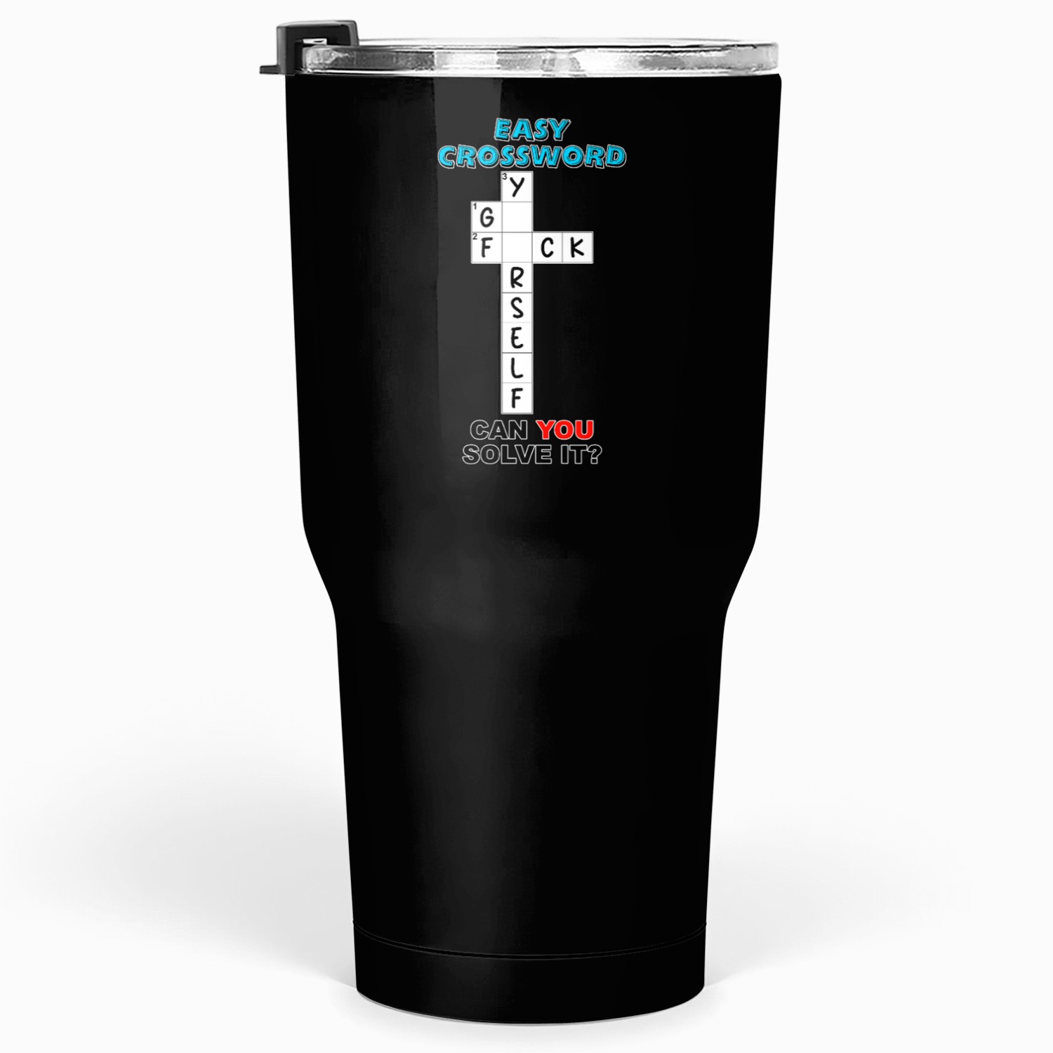 Easy Crossword: Can you solve it? Tumblers 30 Oz