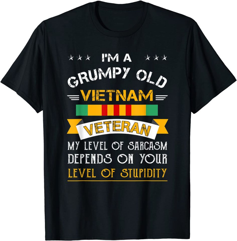 Grumpy Old Vietnam Veteran T Shirt