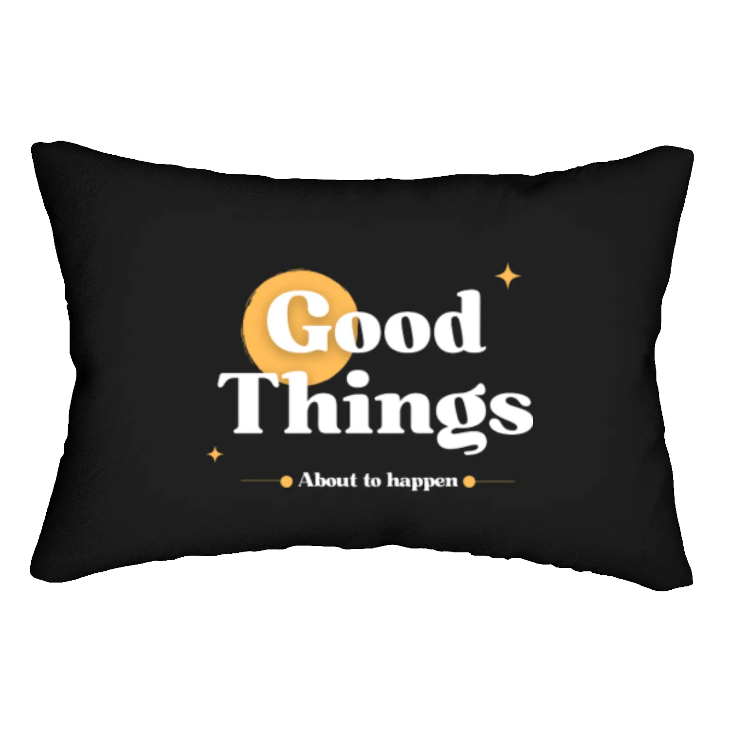 Good Things Are Coming – Positive Quote Set Lumbar Pillows