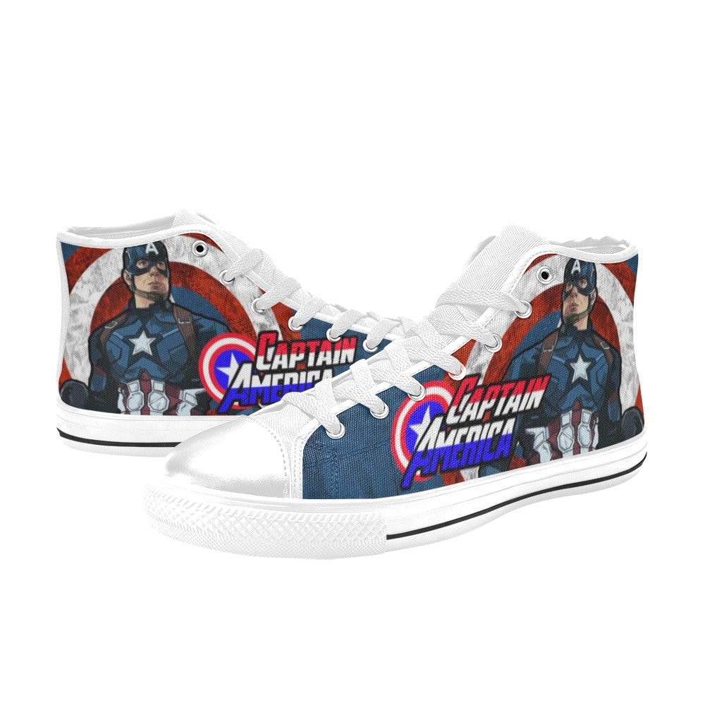 Captain America High Top Shoes Sneakers