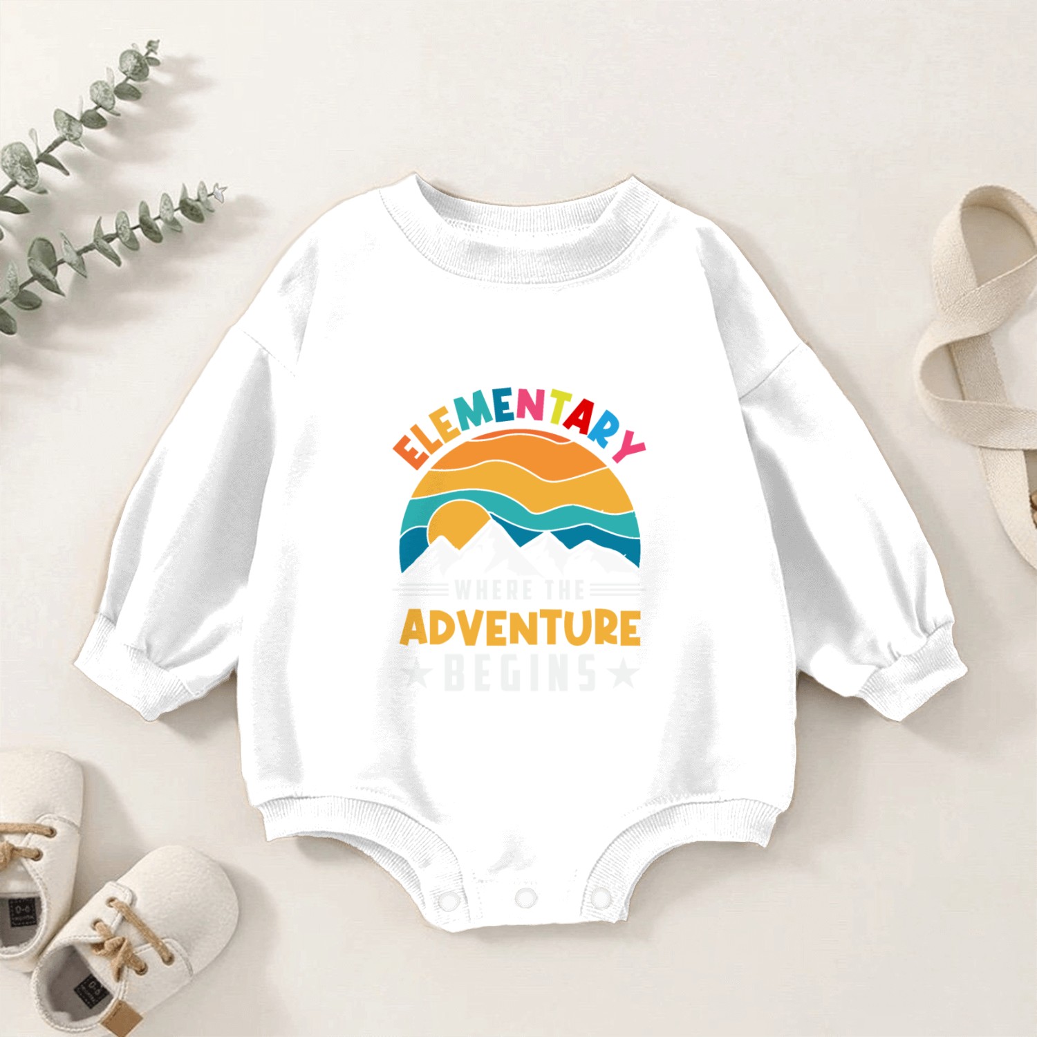 Amzad Elementary School 29 Baby Romper Sweatshirts