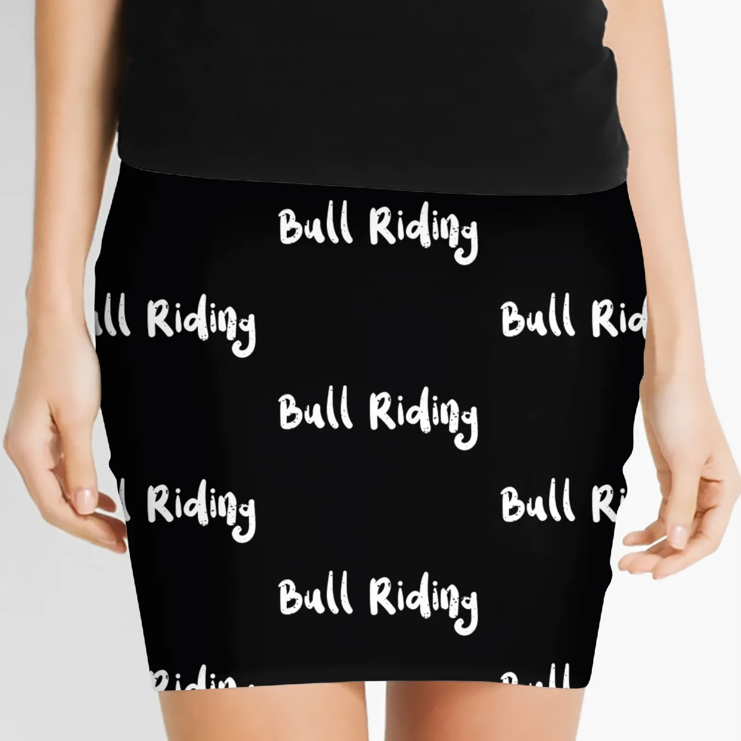 Bull Riding - Texas Women's Mini Skirts