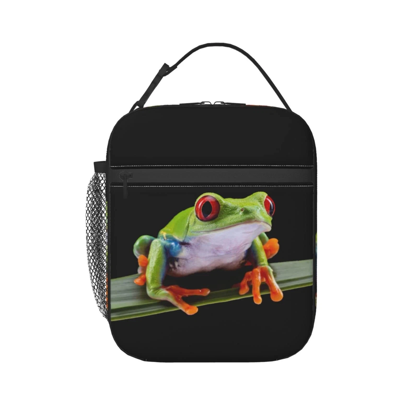 Frog Pattern Lunch Bag for Kids Boys Girls