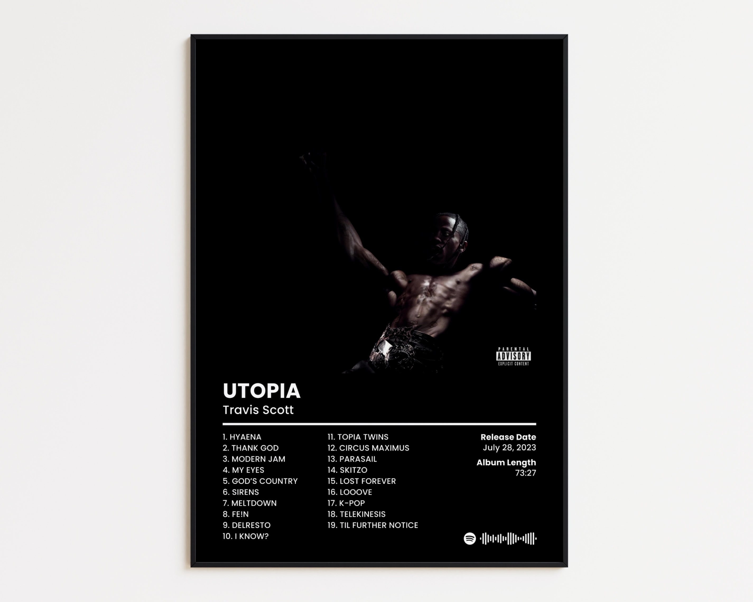 Travis Cover Poster,Classics Rap Poster,Album Cover Print, HypeBeast Poster