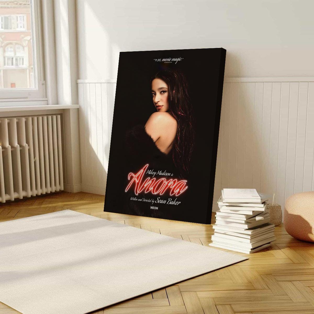 Anora (2024) Movie Posters, Wrapped Poster, Wall Art, Room Decoration, Retro Aesthetics
