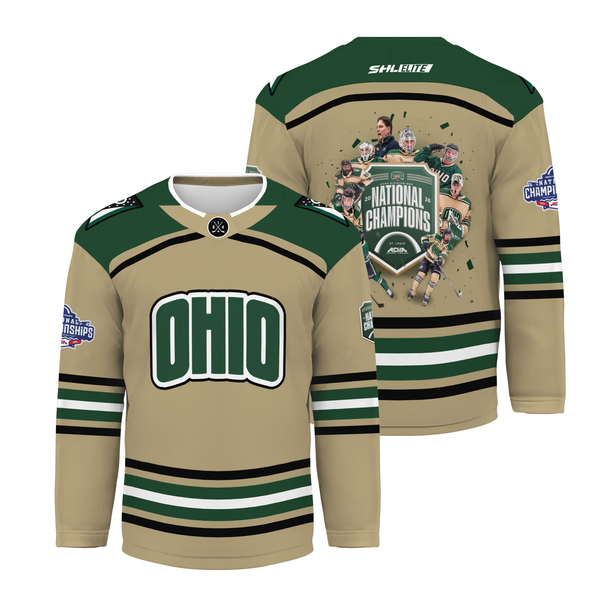Personalized Ohio Bobcats ACHA Division 1 National Champions 2026 Hockey Shirt