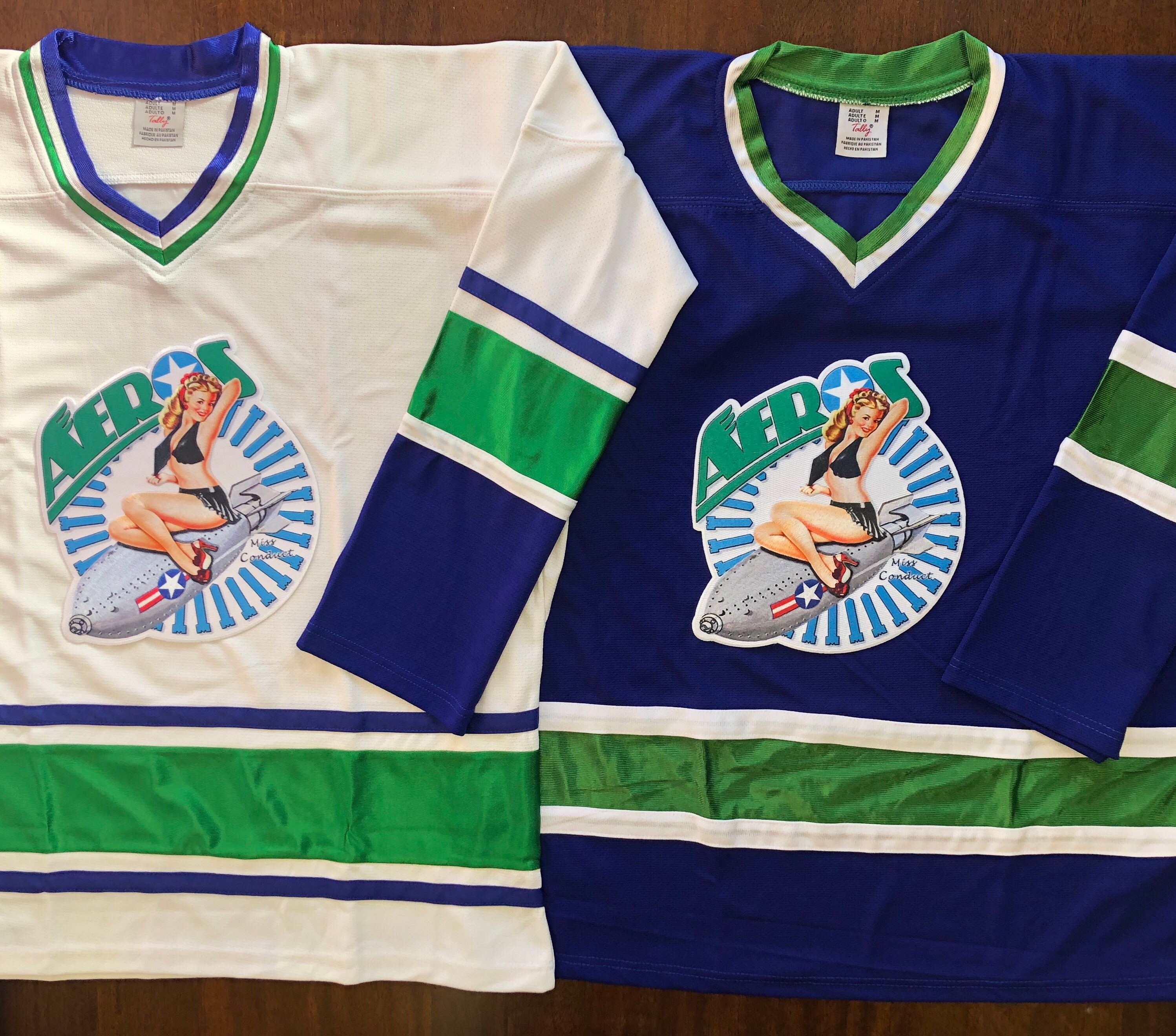 Aeros Hockey Jerseys - Order Any Quantity