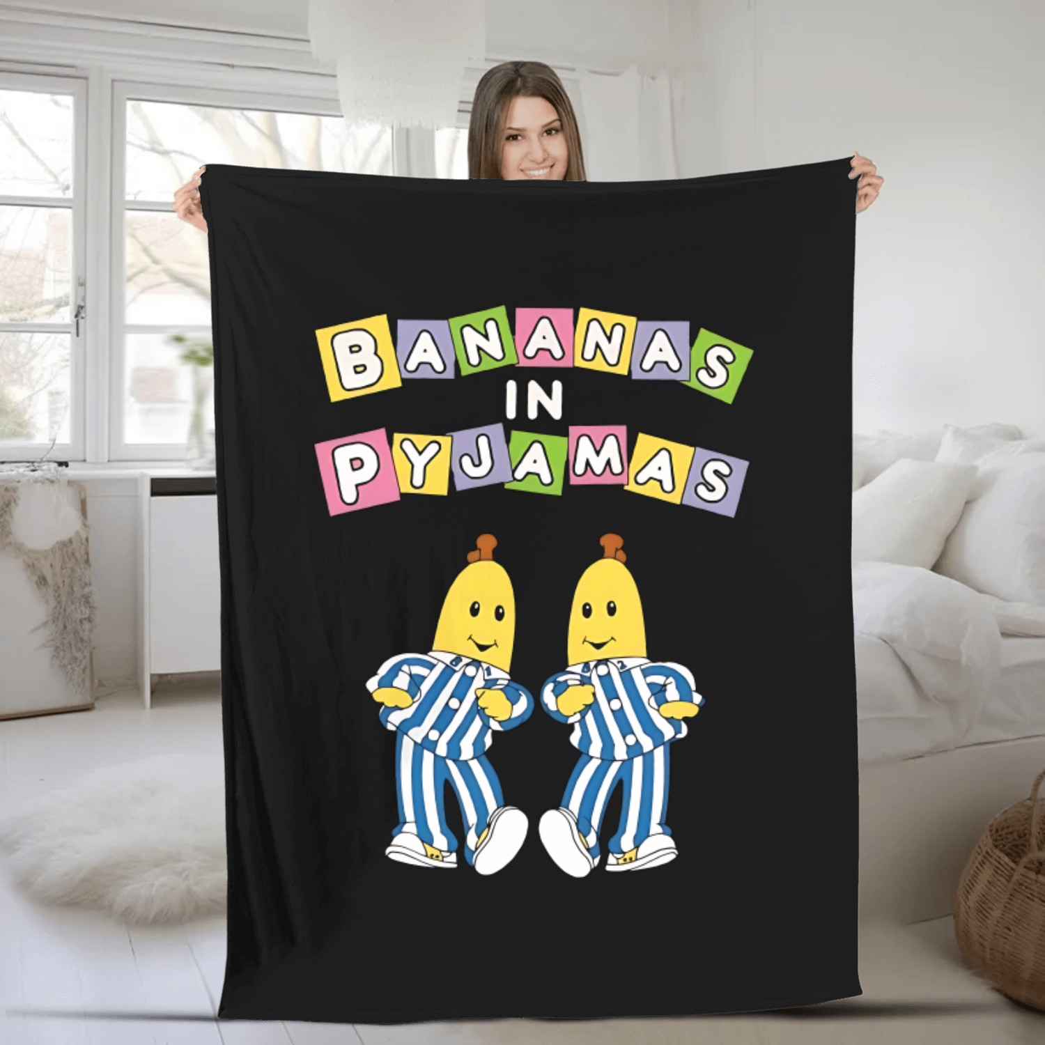 Bananas in Pyjamas | Nostalgic TV Show | Crewneck | Fleece Blankets | Fleece Blankets
