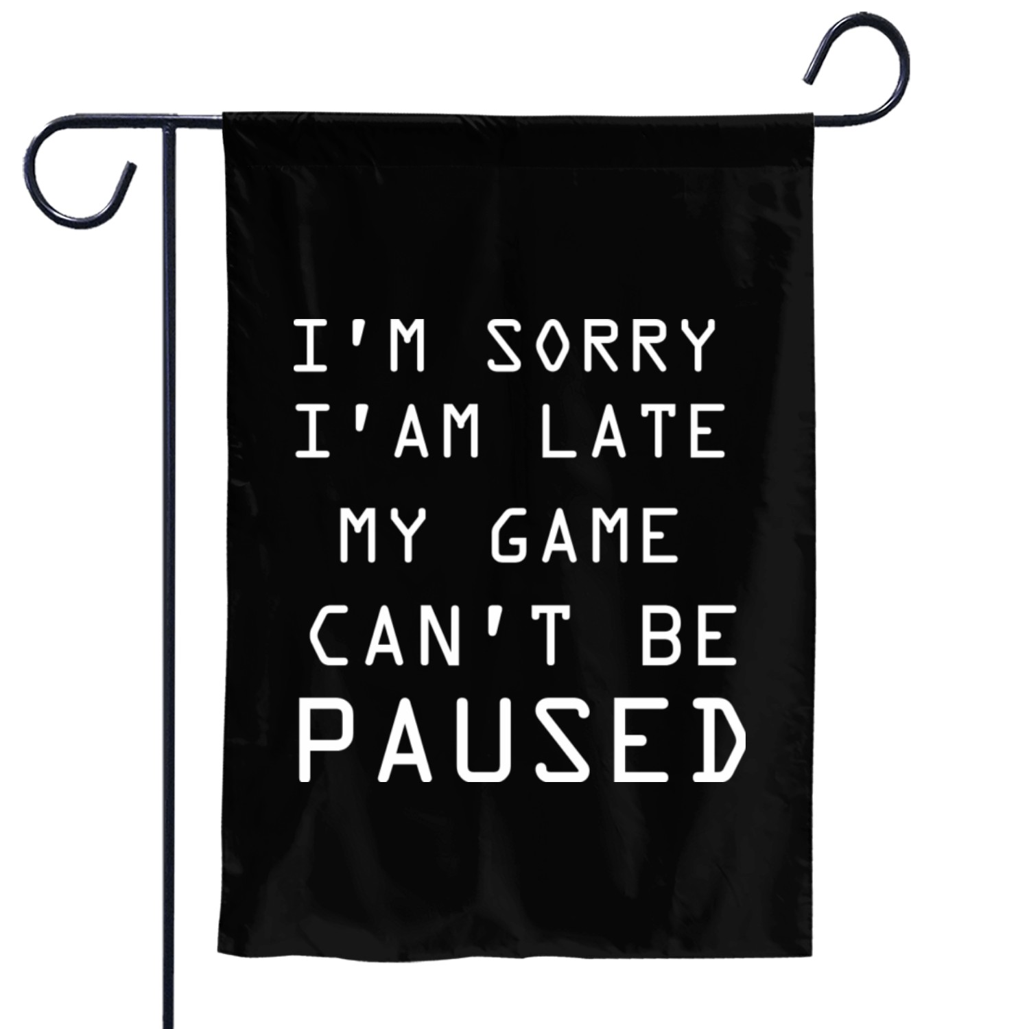 i am sorry my game can't be paused Garden Flags