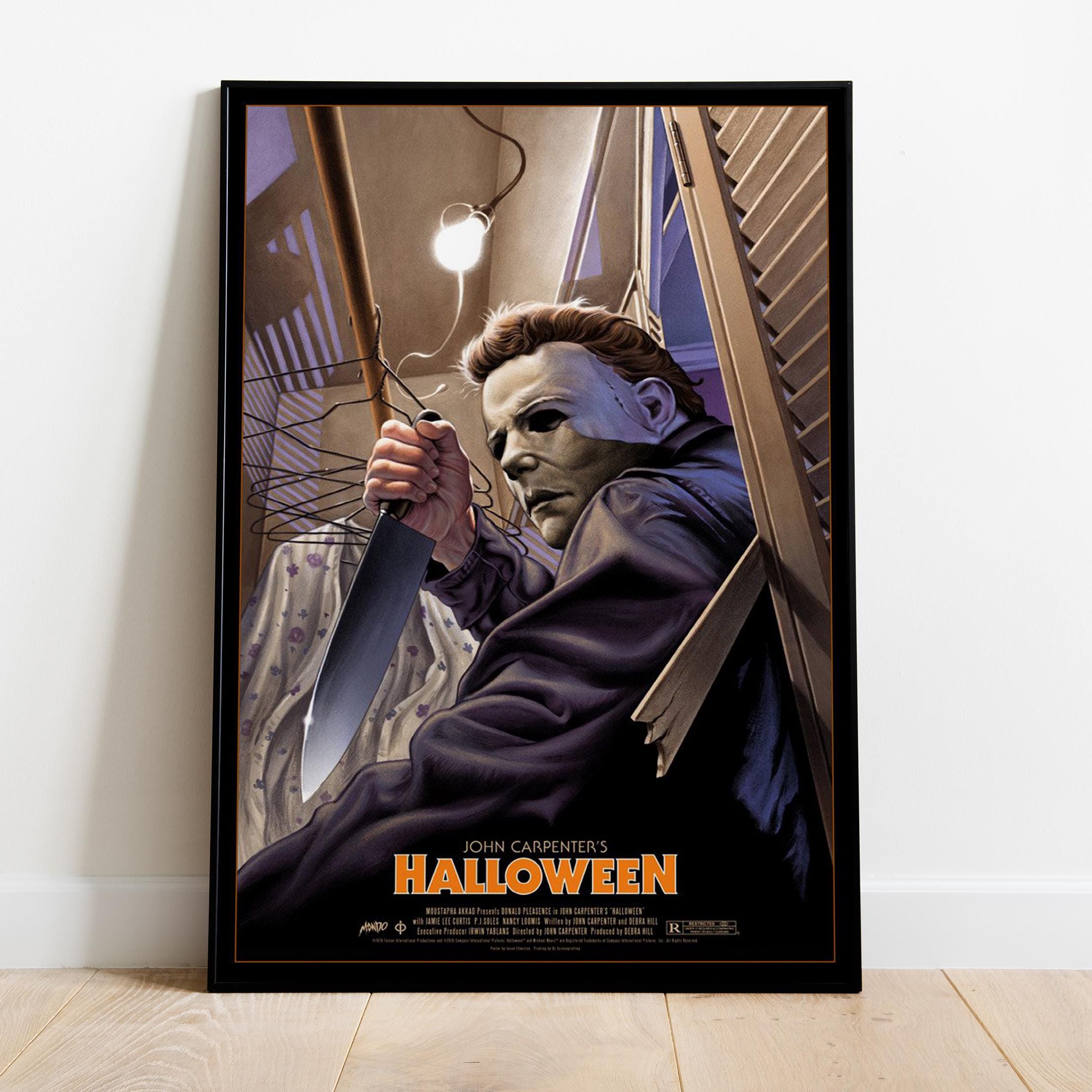 Halloween Poster, Movie Print, Wall Art, Gift for Film Fans