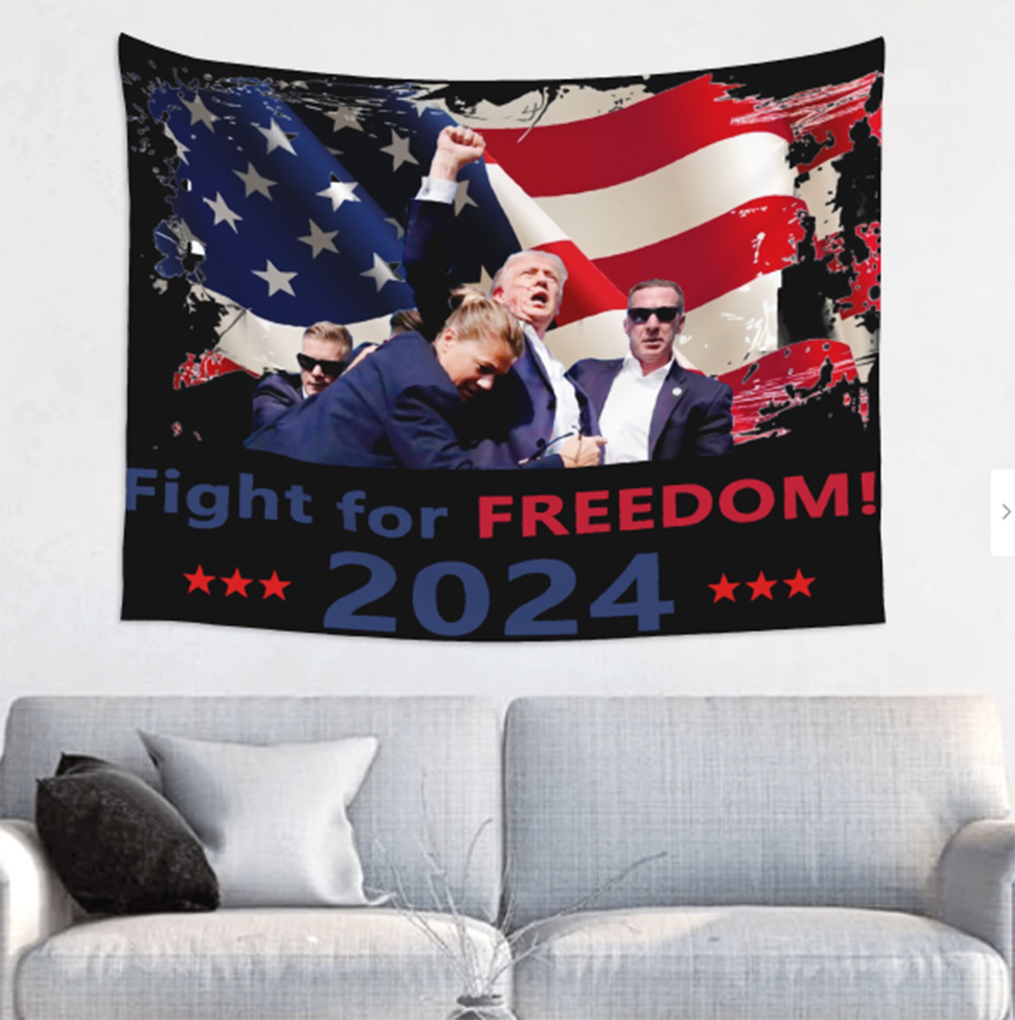 Trump Supporters Flag,Trump Assasination Attempt Flag,Fight Flag,2024&nbsp;Trump Flag,Trump Shot Flag,Trump Garden Flag,Make America Great Again