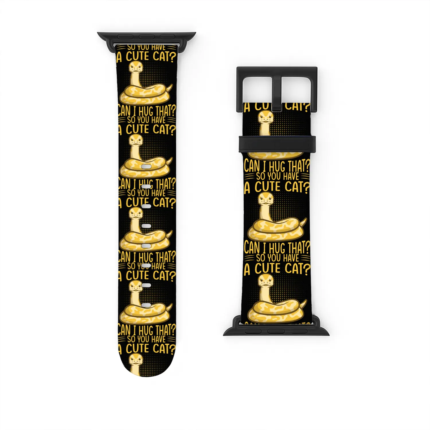 So You Have A Cute Cat? Can I Hug That? - Ball Pyt Watch Bands For Apple Watch