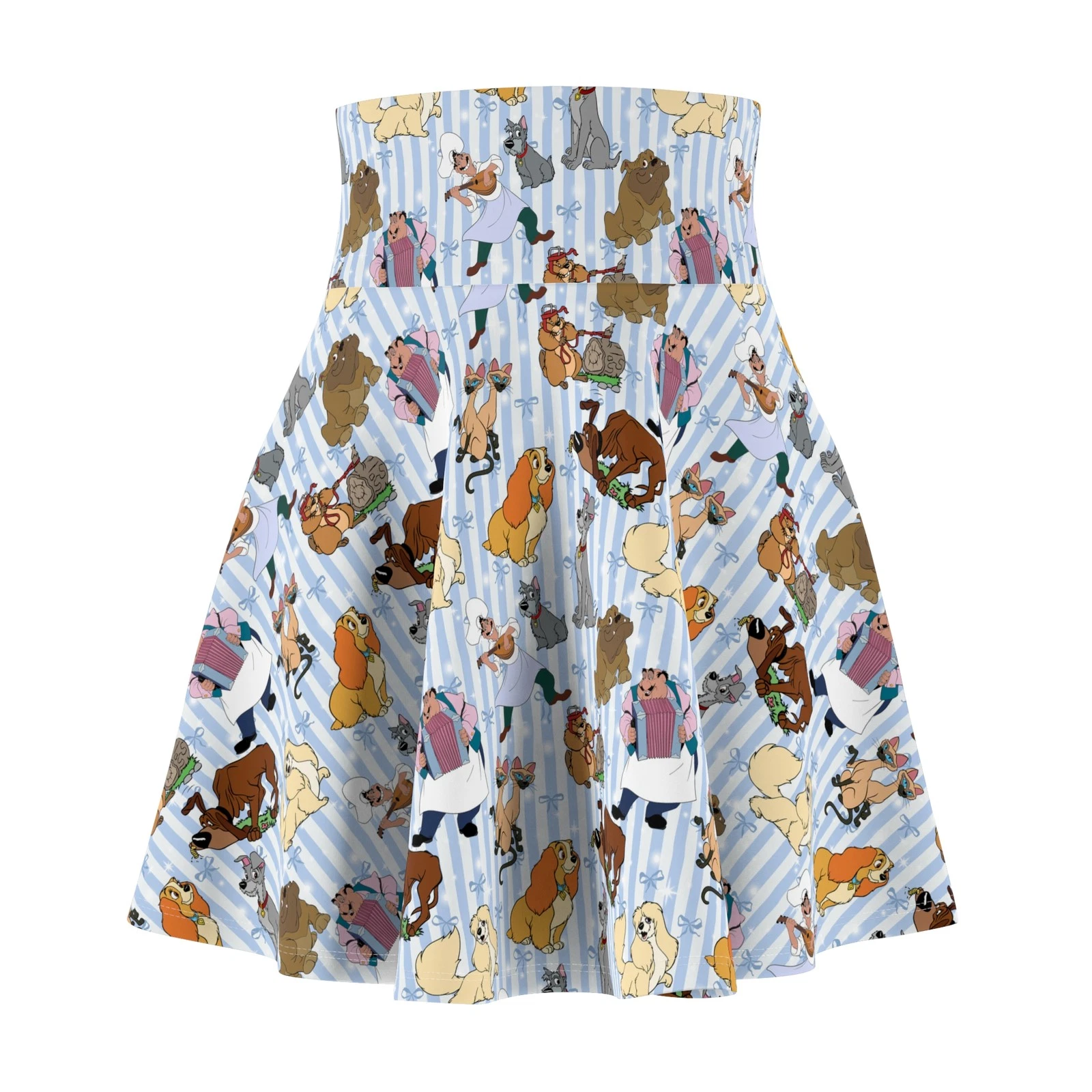 Lady & The Tramp Women's Skater Skirt, Gift for Her