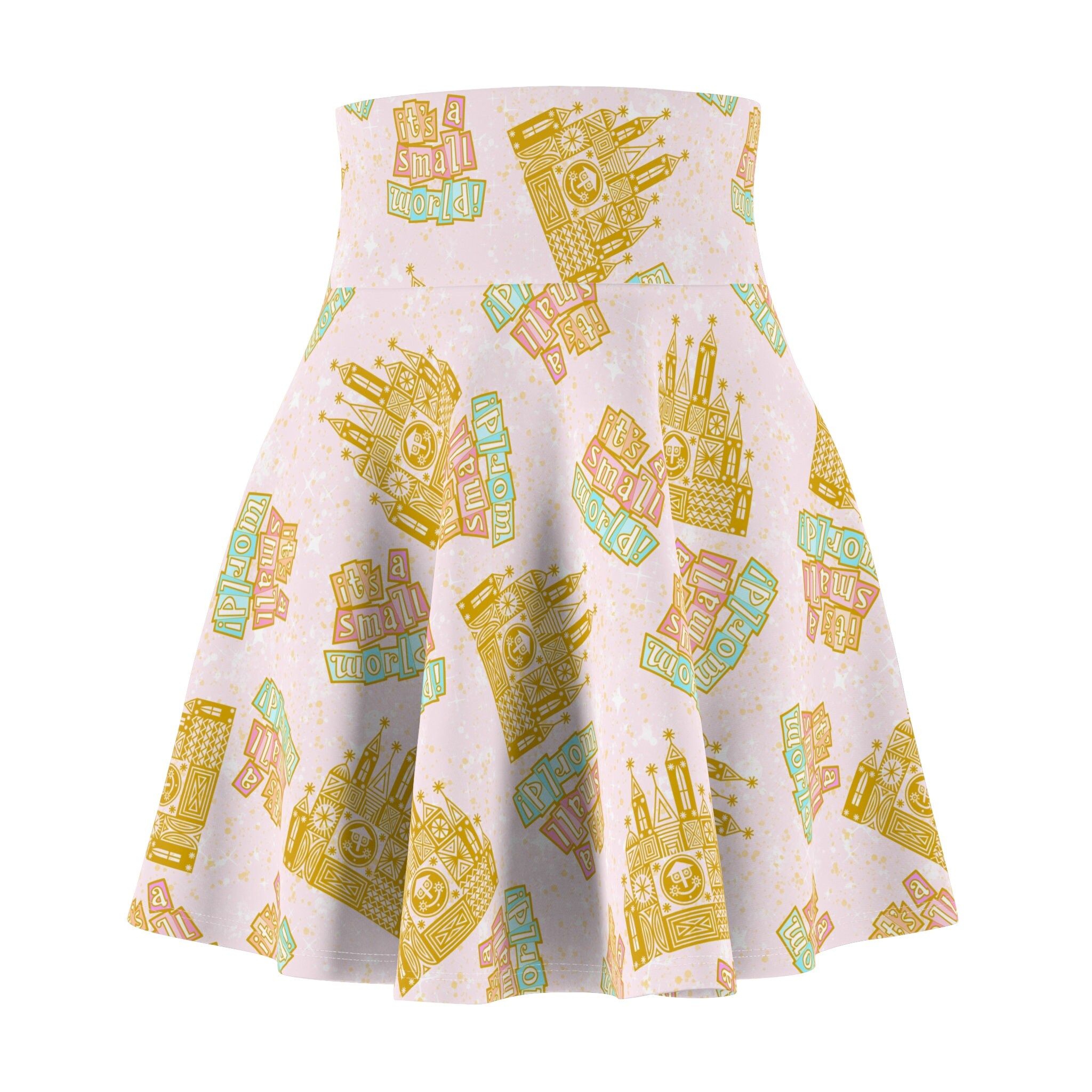 Small World Women's Skater Skirt (AOP)