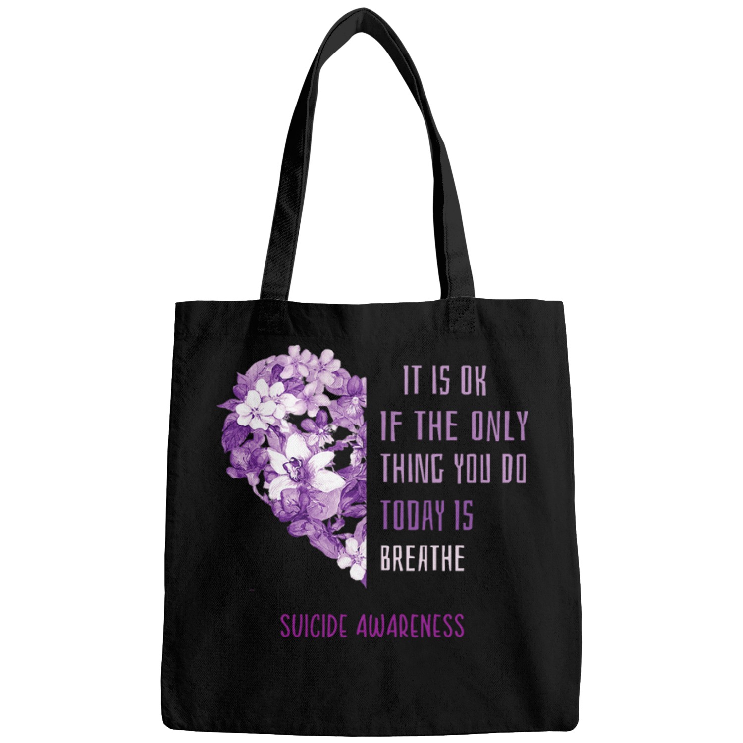 Its Okay If The Only Thing You Do Today Is Breathe 3 Bags